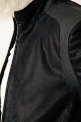 Exquisite Herren Lederjacke blau