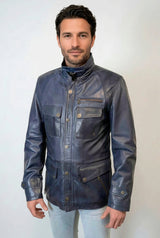 Leichte dünne Herren Lederjacke