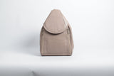 Damen Leder Rucksäcke aus Lammnappa in taupe 340 Gramm leicht