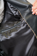 Damen Kurzmantel als Swinger Lammnappa in anthrazit mit Kapuze Silberfuchs