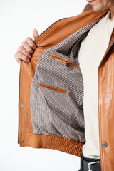 Leder-Herren-Lederjacke-braun