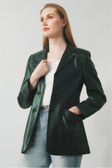 Schicker Damen Lederblazer