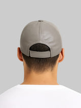 Leder Cabrio Base Cap in Toupe