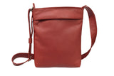 Ledertasche für jeden Tag in rot