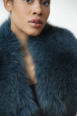 Großer Blaufuchs Kragen in Althema - Leder Schmidt Online