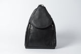 Damen Leder Rucksäcke aus Lammnappa in Schwarz 340 Gramm