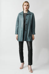 Federleichter Damen Lederswinger in 1A Lammnappa in Melange und Seitenschlitze