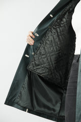 Eleganter Damen Lederswinger aus Ziegenleder nappiert mit Futter zum rausknöpfen