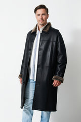Herren Lammfellmantel