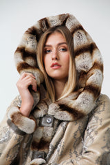 Damen Lammfelljacke mit Kapuze Warnemünde