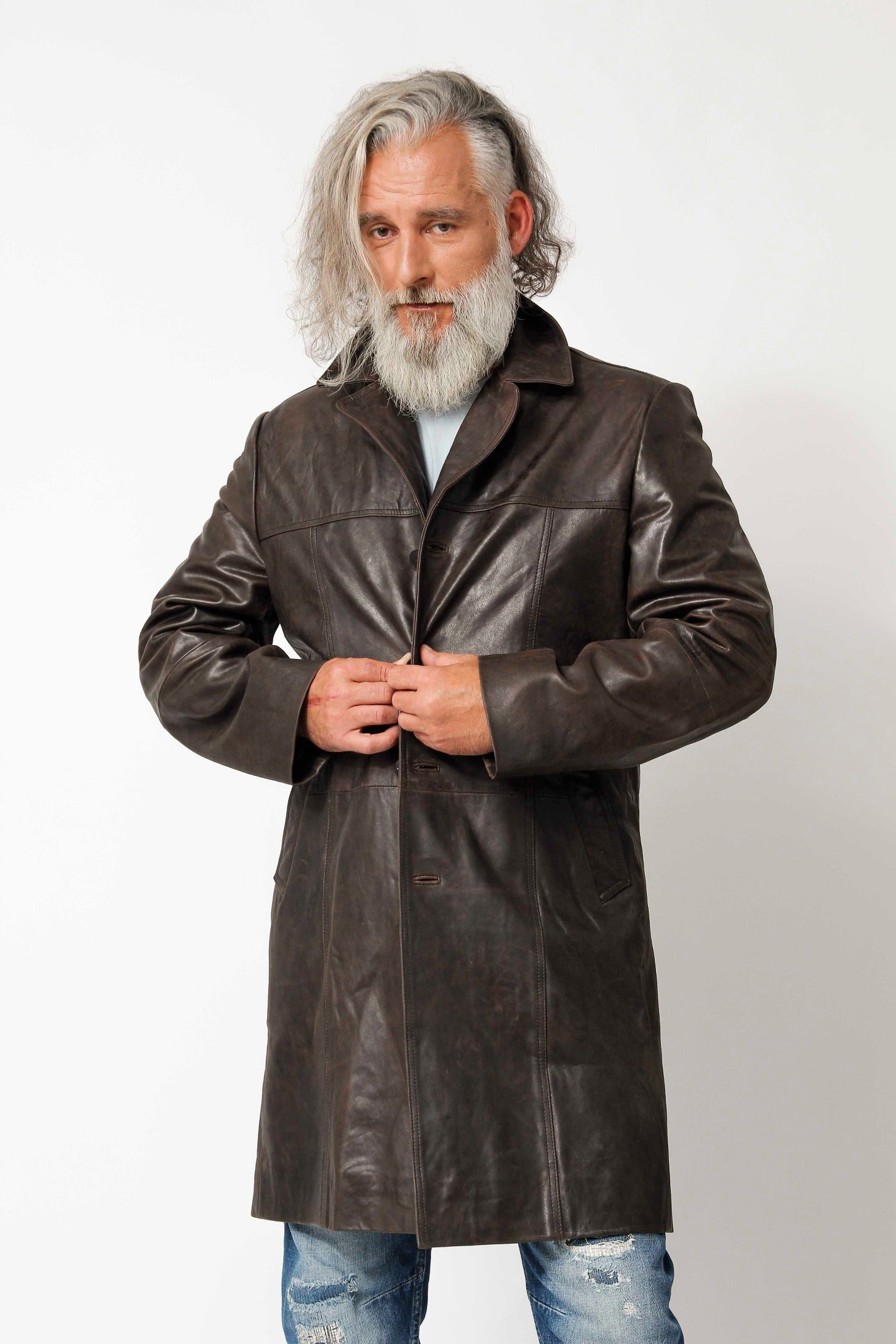 Leder kurzmantel clearance