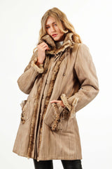 Lange Damenlammfelljacke Berlin