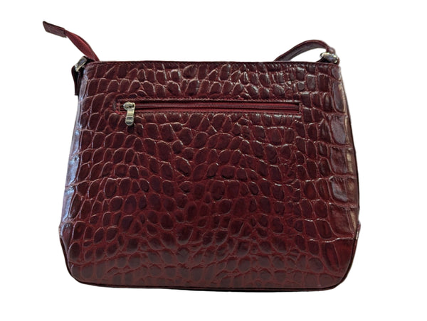 Kleine Handtasche in Croco Optik