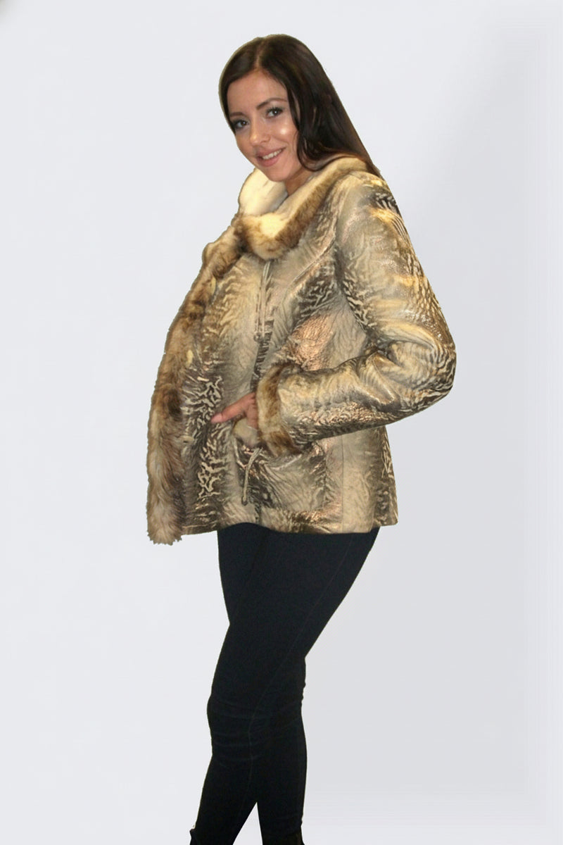 Winterluxus Damen Lammfelljacke