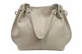 Rindledertasche für Damen in einem hellen beige