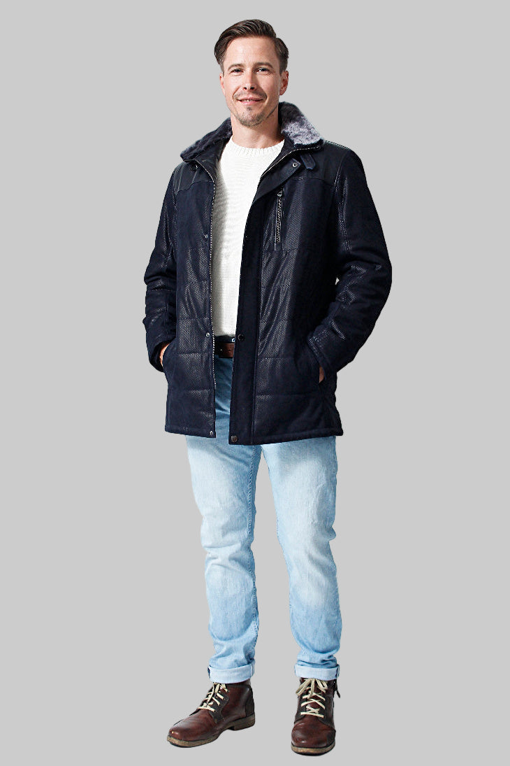 Exklusive Herren Lederjacke In edler Verarbeitung