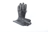 Herren Finger Lederhandschuhe Lammnappa schwarz