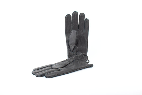 Herren Finger Lederhandschuh aus hochwertigen Nappaleder in schwarz