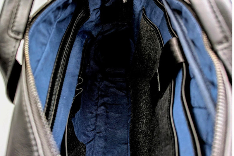Aktentasche aus Rindleder mit viel Platz für Akten und Laptop