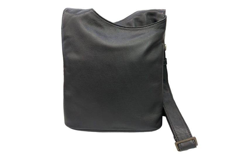 Moderne Umhaengetasche in dunkelbraun fuer jeden Tag