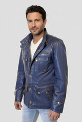Leichte dünne Herren Lederjacke