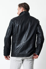 Längere Herren Lederjacke