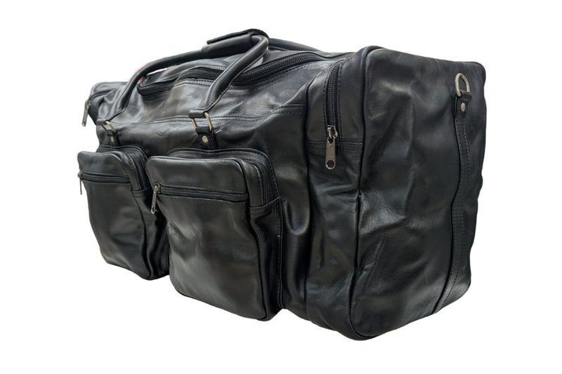 Ledertasche aus Kalbsnappa für Sport oder Reisen