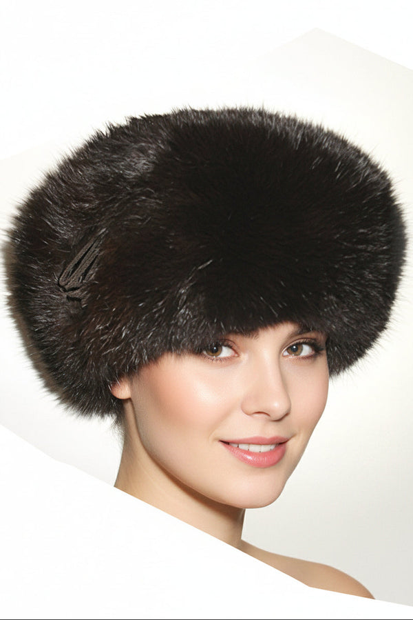 Pelzkappe aus Kaninchenfell