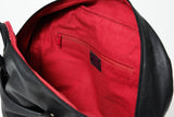 Großer Damen Leder Shopper aus Rindnappa schwarz