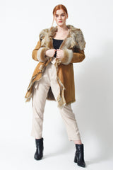 Lammfell Mantel Damen