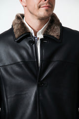 Herren Lammfellmantel