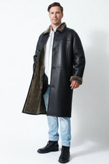 Herren Lammfellmantel