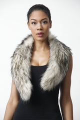 Großer Finn Raccoon Kragen mehrfarbig, Leder Schmidt Online 